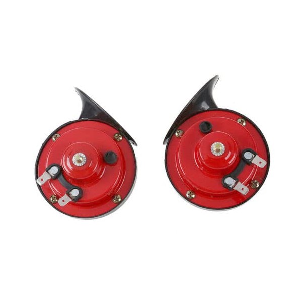 AIMALL 2Pcs Super Horn 12V 60dB Super Loud Horn Snail