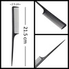 Kare & Kind 12-Pack Styling Comb - Black Colour -
