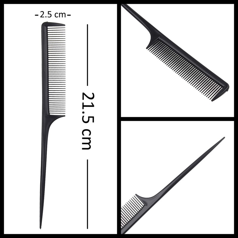 Kare & Kind 12-Pack Styling Comb - Black Colour -