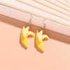 coadipress Fruit Banana Dangle Earrings for Women Fashion Cute Lifelike