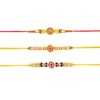 Pack of 3 Designer Rakhi Bracelet for Brother on Raksha