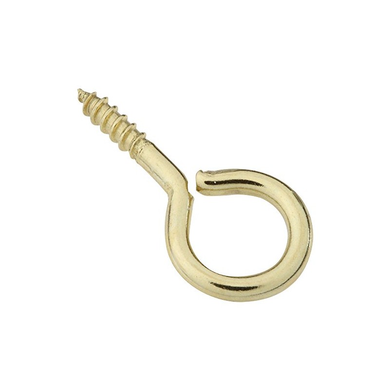 National Hardware N119-305 V2015 Screw Eyes - Solid Brass in
