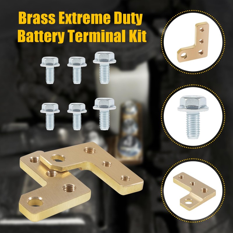 Copper Extreme Duty Battery Terminal Kit fit for Jeep Wrangler