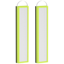 GoKBNY 2-Pack TF50 True HEPA Replacement Filter Compatible with A len Paralda Purifier, 3-Stage Filtration Filter