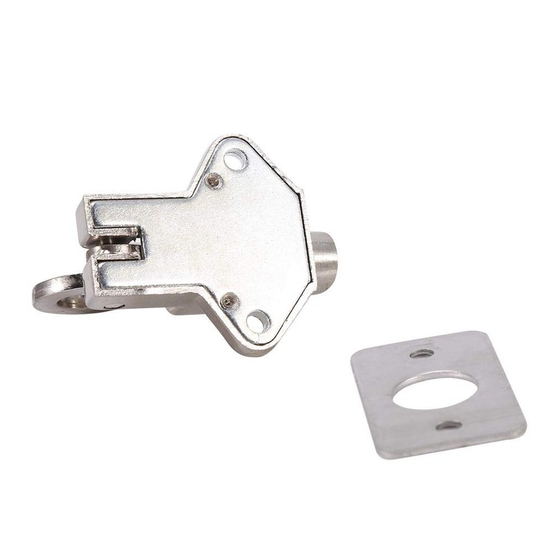 Fdit Zinc Alloy Security Automatic Window Gate Lock Spring Bounce