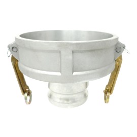 Gloxco Aluminum Type DA Cam and Groove Hose Fitting, Reducer, 6" Female Coupl...