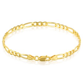 Mary & Jules Women's Gold Bracelet Made of Recycled Silver, Gold-Plated, Women's Gold, Bracelet Gold, Gifts for Women and Girls, Skin-friendly, 925 Sterling Silver, Sterling Silver