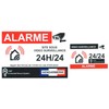 Set of 12 Deterrent, Alarm Stickers, Video Surveillance, Home Protection,