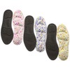 Maidai Women's Deodorizing Insole, Fluffy Insoles, Set of 3 floral