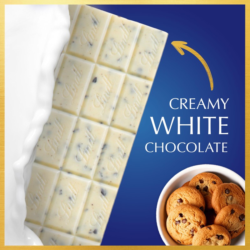 Lindt CLASSIC RECIPE Cookies and Creme White Chocolate Candy Bar,