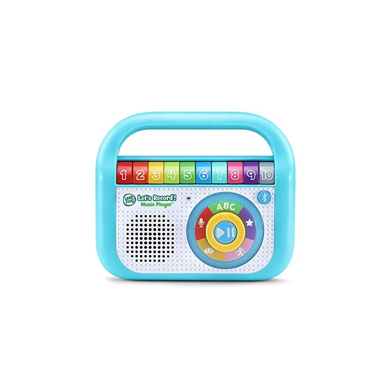LeapFrog ¡Vamos a grabar! Reproductor de música, Azul Turquesa