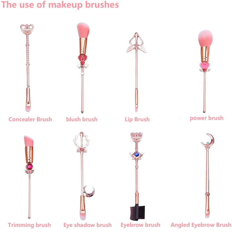 Makeup Brushes Makeup Brushes Eye Brush Set, Cute, 8 Piece