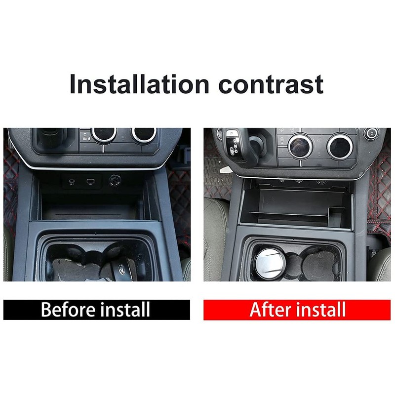 CHEYA ABS Car Center Console Storage Box for Land Rover