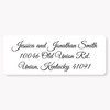 60ct - Return Address Stickers/Labels for Invitations | 318-WH