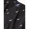 Nautica Men's Cotton Woven 3 Pack Boxer, Black Red/Sails Black,