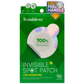 Troubless Invisible Pimple Spot Patch - 96 Ultra Thin Acne Patches - Easy Pee...
