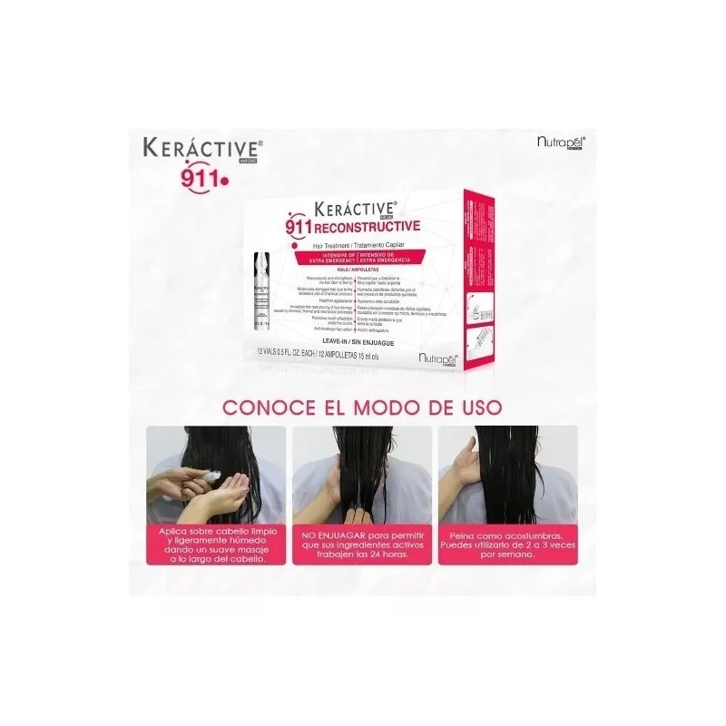Nutrapel Nutrapel Ampolleta Reconstructive Keractive 911 12amp/15ml