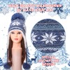 Dosoni Winter Hats for Women Knit Beanie Soft Warm Fleece