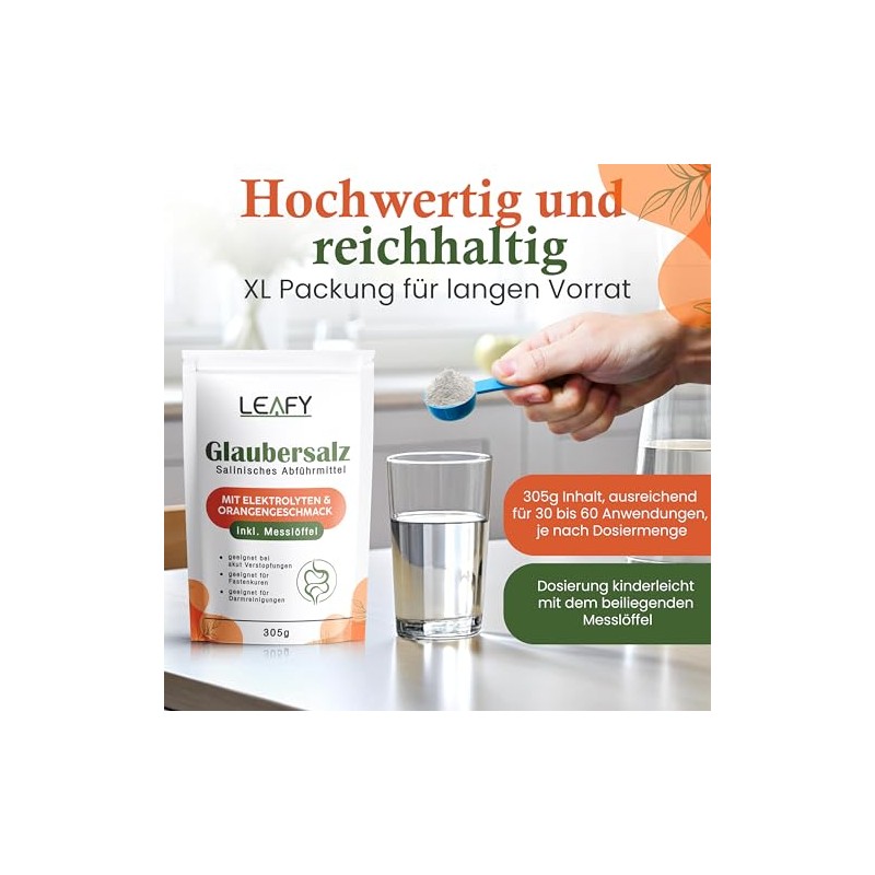Glauber's Salt Fast-Acting Laxative with Strong Effect, Glauber's Salt +