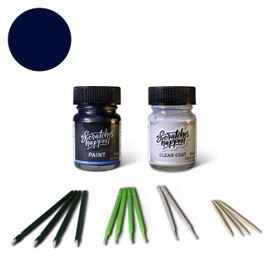 ScratchesHappen Exact-Match Touch Up Paint Kit - Jetset Blue (PB1/NB1) for Jeep - Essential (Paint + Clear Coat)