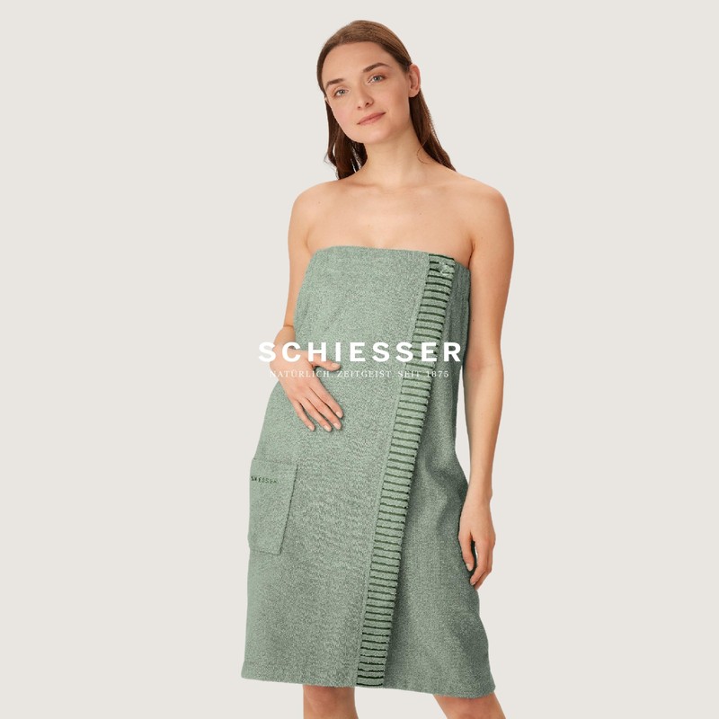 Schiesser Terry Sauna Kilt Rome for Women, 100% Cotton from