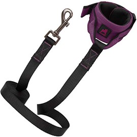 Gooby Dog Leash - Purple, 6 FT - Ripstop Wrist Band Leash, Hands Free Dog Leash with Padded Handle - Perfect on The Go Dog Leashes for Small Dogs, Medium and Large Dogs for Indoor and Outdoor Use