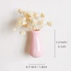 2 PCS Mini Vase for Cat Whiskers, Miniature Vase, Ceramic