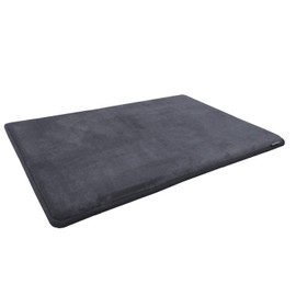 42''x28'' Comfort MicroPlush Gray Luxurious Memory Foam Waterproof Anti Slip Rug Pad Mat for Homes, Kitchen, Baths, bedrooms, Pets, Activities