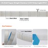 Quad Row Bright Outdoor IP67 Waterproof LED Light Strip 5M,