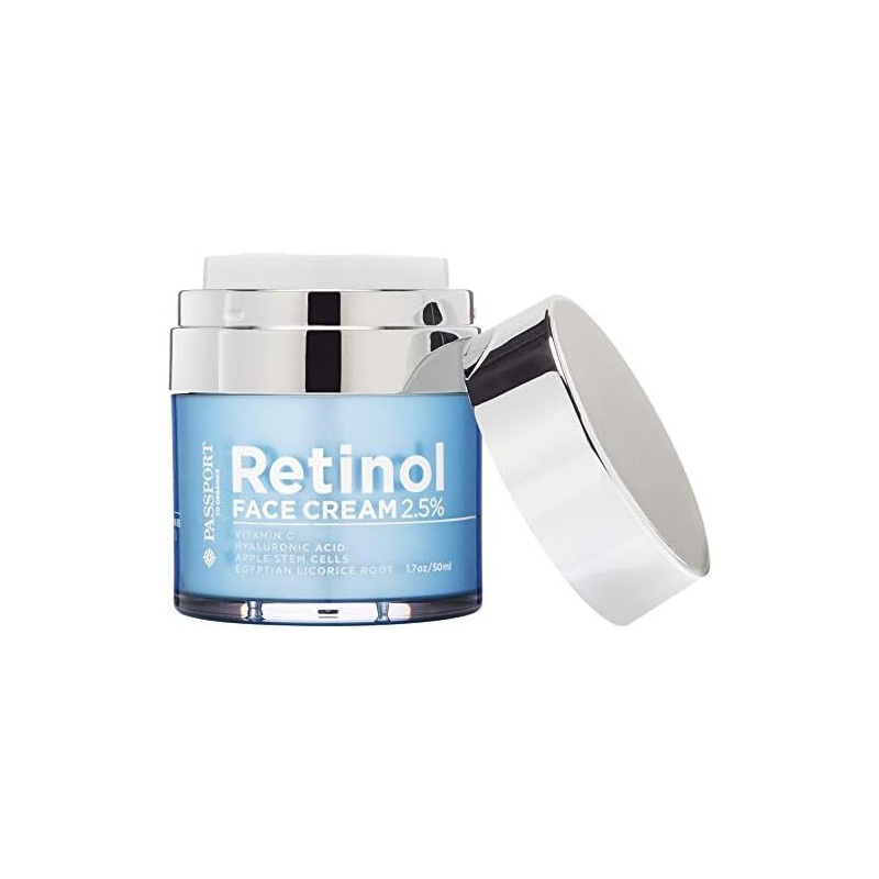 Passport to Organics Retinol 2.5% High Potency Anti-Aging Cream, 1.7oz