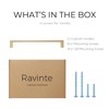 Ravinte Champagne Bronze Kitchen Square Cabinet Handles 7-1/2 Inch 5