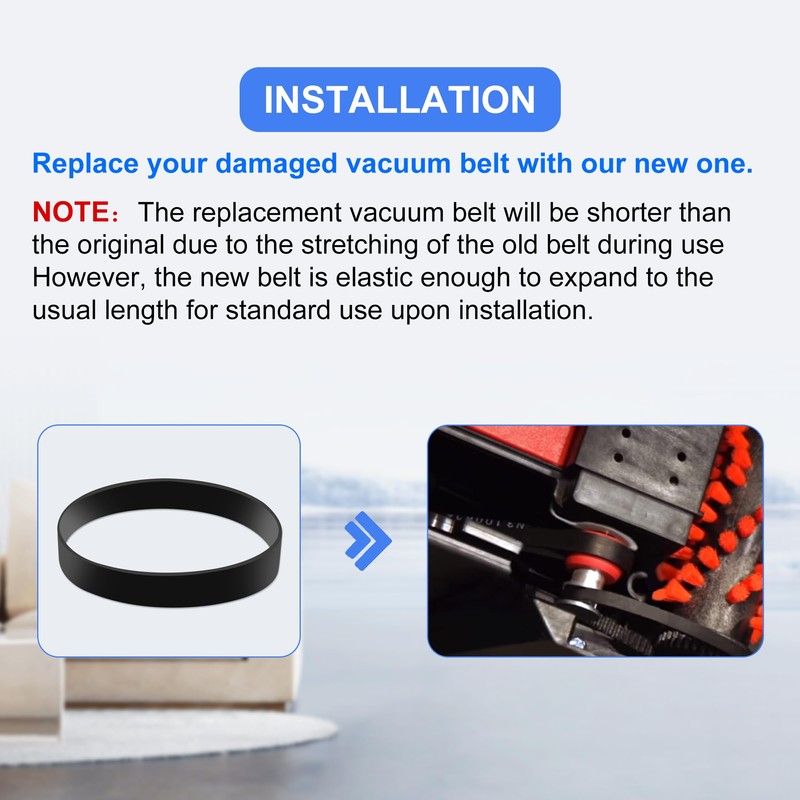 Replacement Belts for Hoover High Performance/Elite Swivel XL Pet Upright