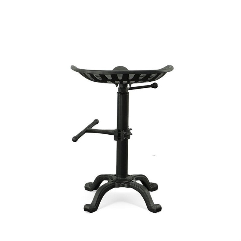 Carolina Classic Adjustable Tractor Seat Stool in Black