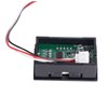 VKLSVAN 2-Piece Set 0.56" 3-Wire DC0-100V Red LED Digital Voltage