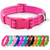 azuza Reflective Dog Collar, Soft Chloroprene Rubber Filled Pet Collar