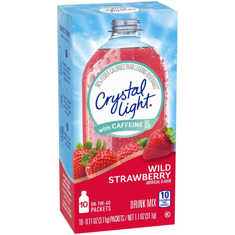 Crystal Light Wild Strawberry On The Go, (10 Count of