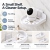 2PCS Wall Mounted Camera Bracket Adhesive, No Drilling, Household Indoor