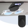 Black Glasses Holder for Sun Visor, Sunglasses Holder, Car Sunglasses
