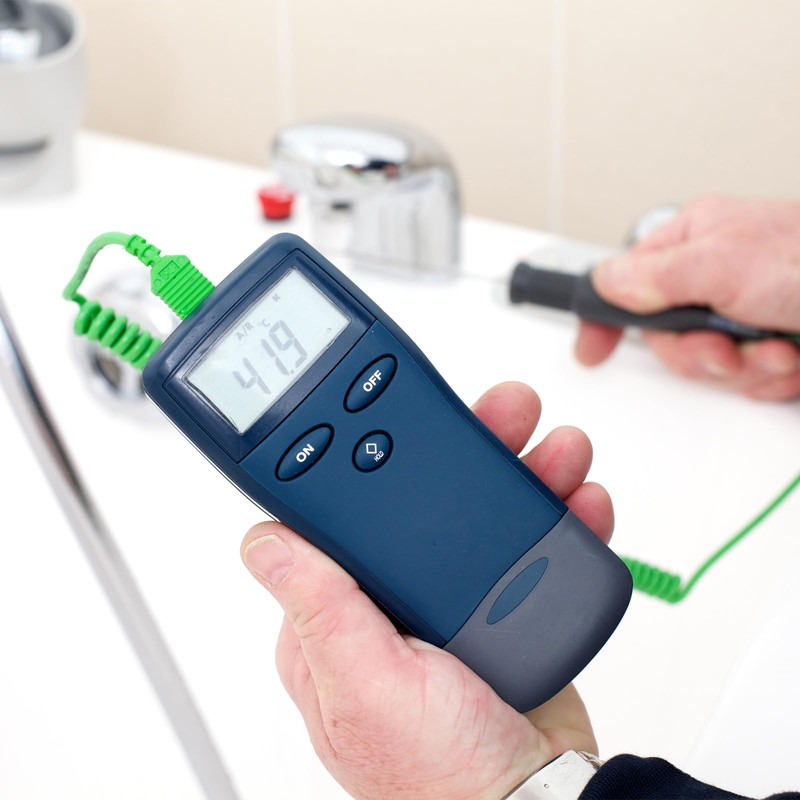 sourcing map 2pcs K Type Thermocouple with Plug, Meter Temperature