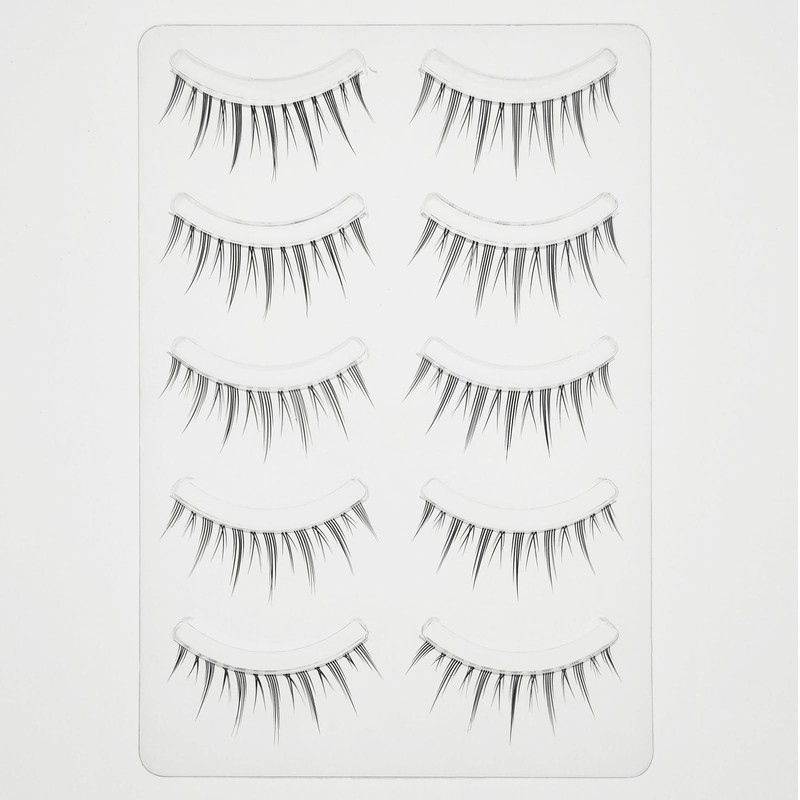 CLEAREYELASH Natural False Eyelashes 3D Matsueku 5 Pairs (D01)