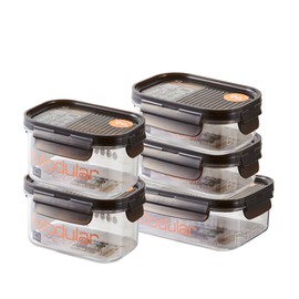 Lock & Lock Bisfree Storage Jars Set Various Sizes