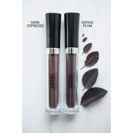 Matte Liquid Lipstick – Black Plum Lip Color, Dark, Vampy Lipstick - Vegan, Cruelty-free, Highly Pigmented, Long-lasting, Opaque – Aromi | (Gothic Plum)