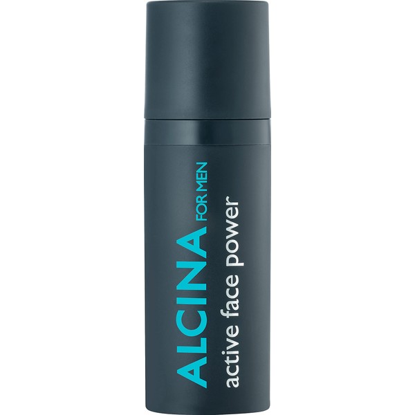 ALCINA for Men Active Face Power - 1 x 50 ml - Revitalising and Refreshing Face Fluid - Soothes the Skin and Moisturises