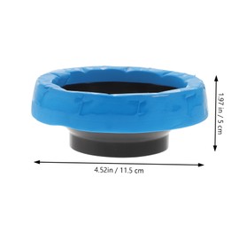 SEWACC 2pcs Toilet Seal Ring Watertight Wax Ring Kit for Toilet Bowl Premium Rubber Gasket for Easy Installation Leak and Durable