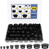 200Pcs Nylon Hole Plug Set (9 Sizes: 1", 7/8", 3/4",