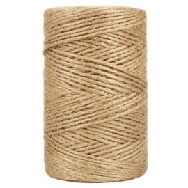 Vivifying 492 Feet Jute Twine, 2mm Jute Twine String for Climbing Plants, Tomatoes, Crafts, Gift Wrapping and Decoration (Brown)