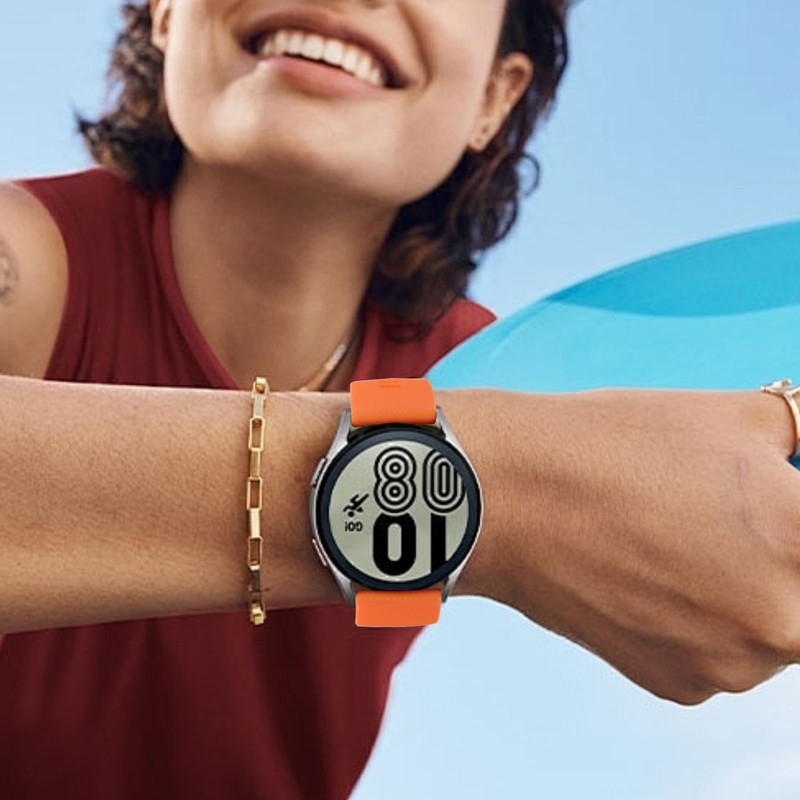 SIMYYO Silicone Watch Band Soft Rubber Quick Release Watch Strap