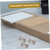 SHINEOFI 4 Pairs Stainless Steel Z Clip Flush Mount Bracket