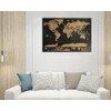 Weltkarte Rubbeln, Hillylolly Rubbel Landkarte, Scratch Map World, 42.5 x