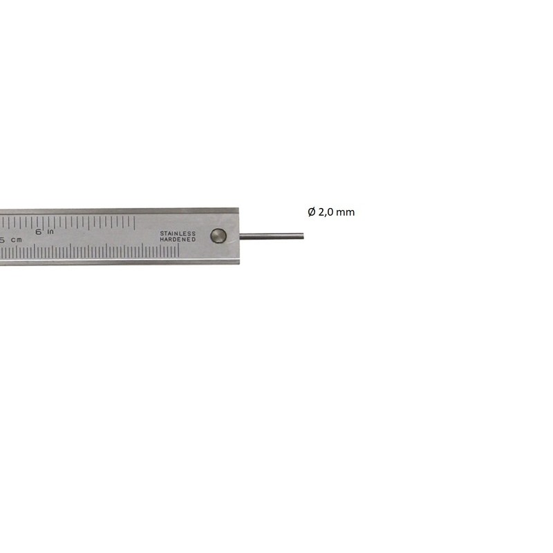 CNC QUALITÄT Vernier Caliper 150 mm with Round Depth Gauge